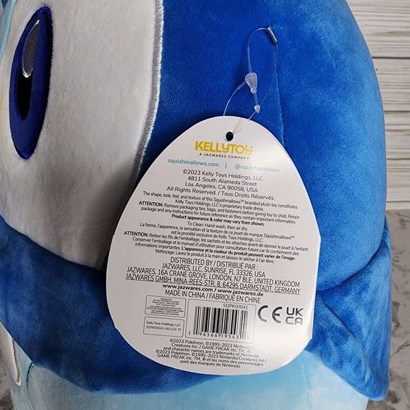 Kellytoy Squishmallow Pokemon 14" Piplup - Picture 4 of 5